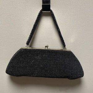 Vintage Iridescent Beaded Evening Clutch